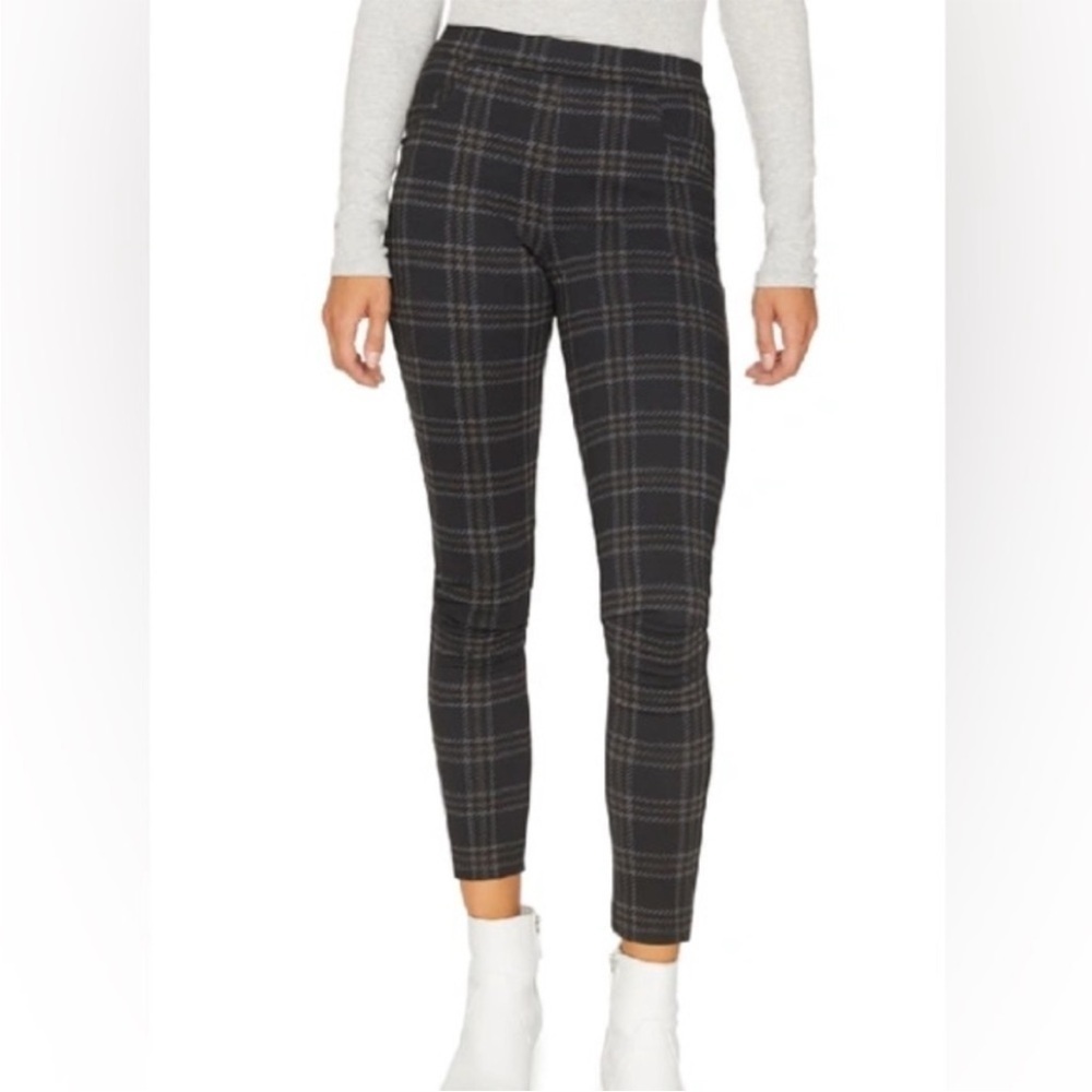SANCTUARY Grease Plaid Leggings High Rise Skinny Autumn Plaid Black Women's XS